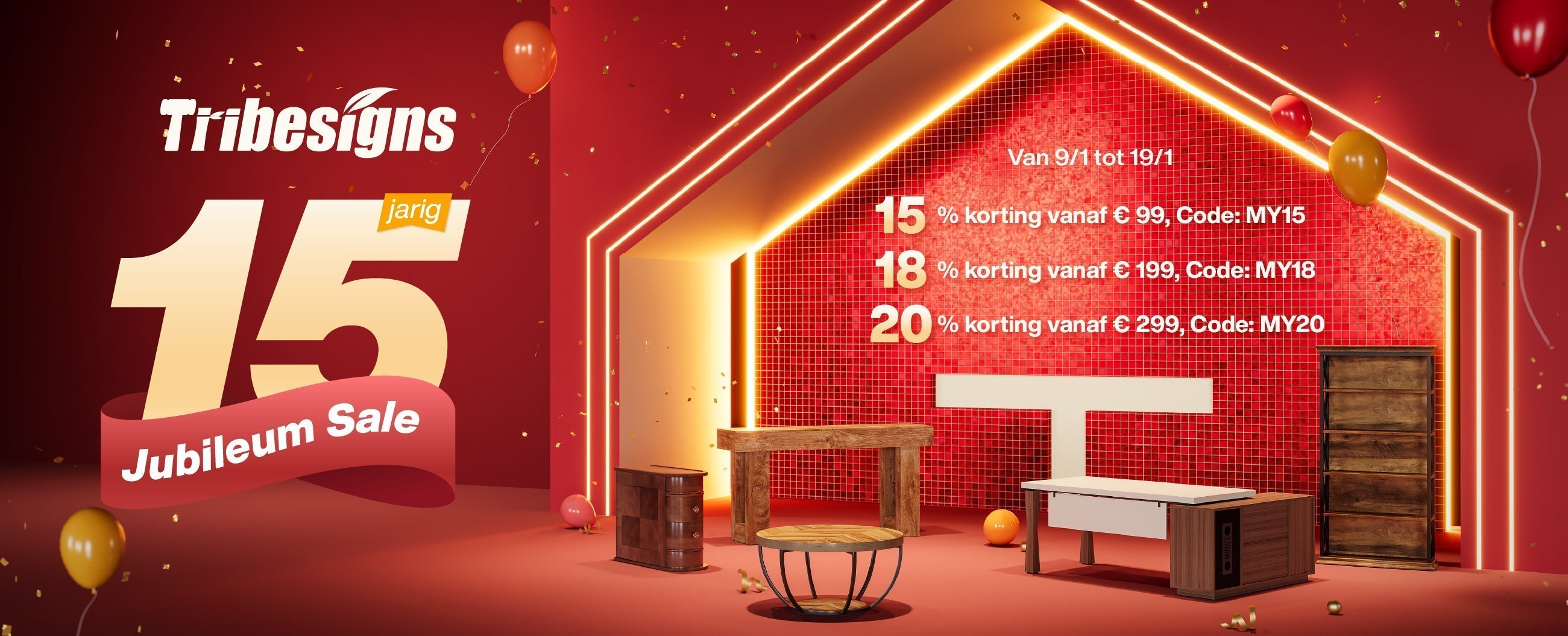 Tribesigns 15 jaar jubileum