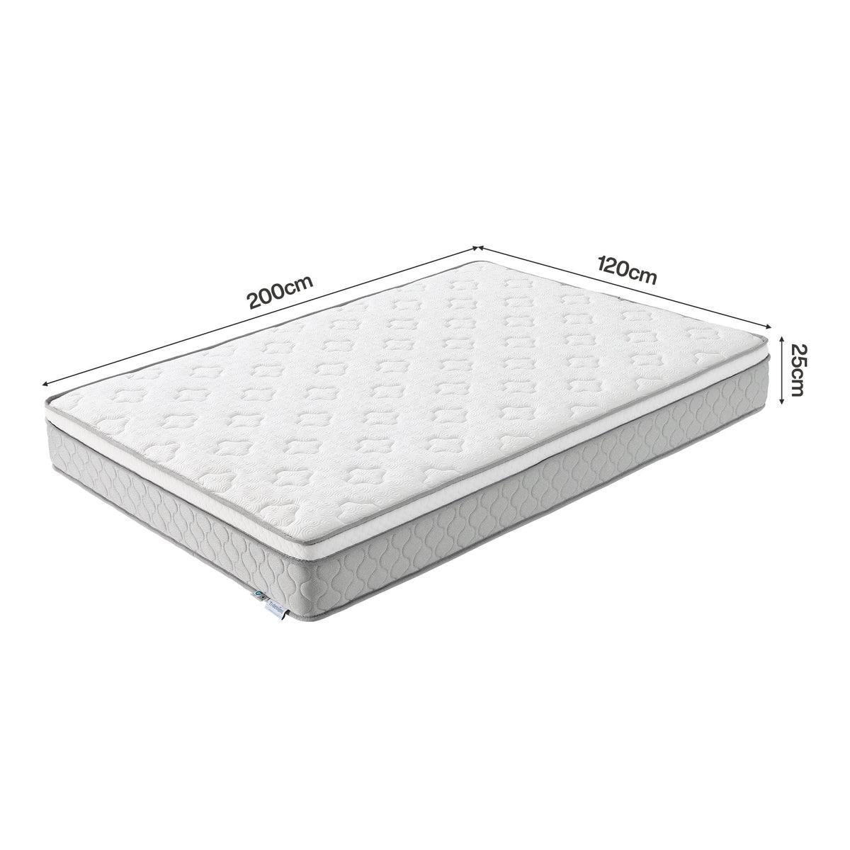 Tribesigns 9-zonige pocketveringmatras met memoryschuim en Lyocell-tijk