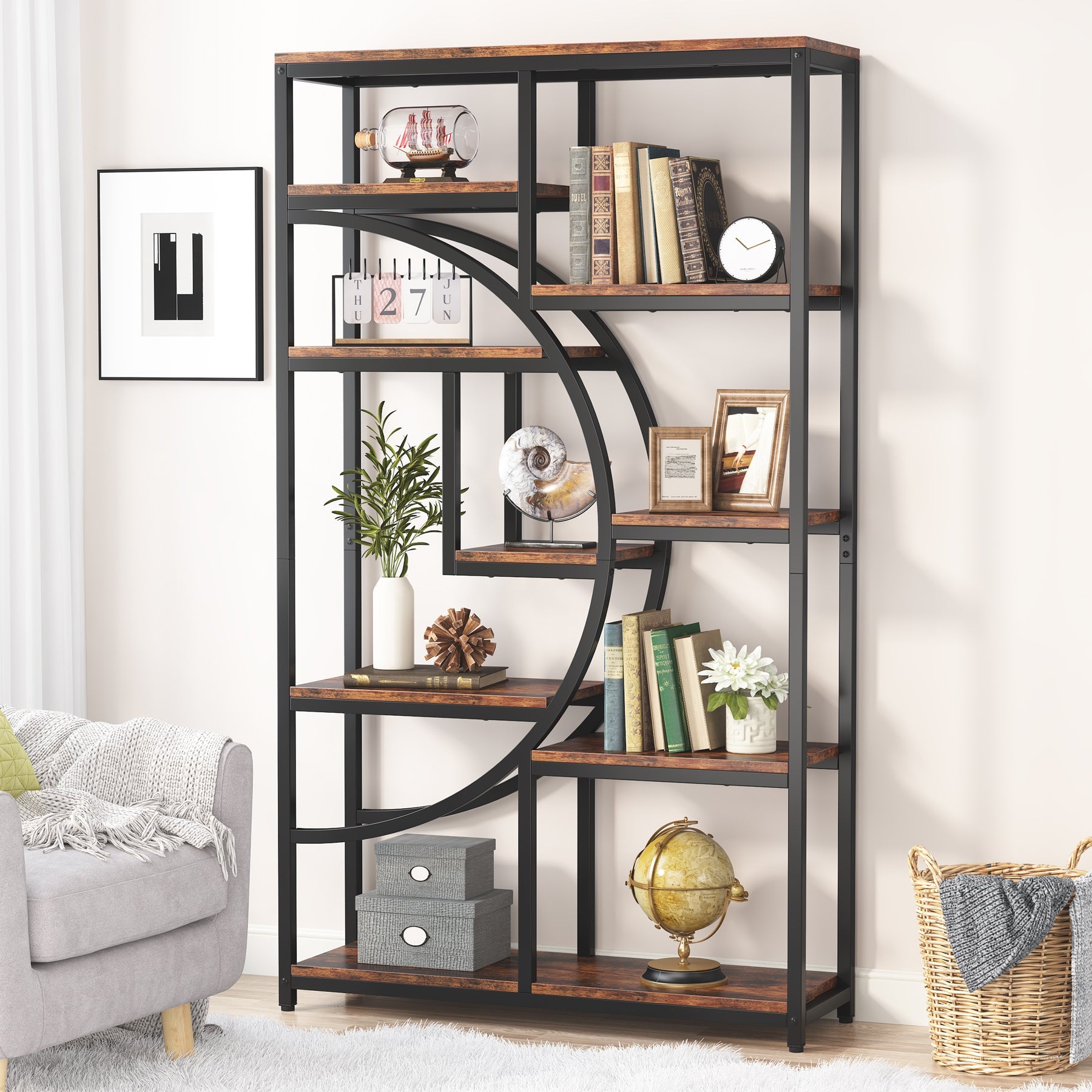 #Kleur-Rustiek bruin/Zwart