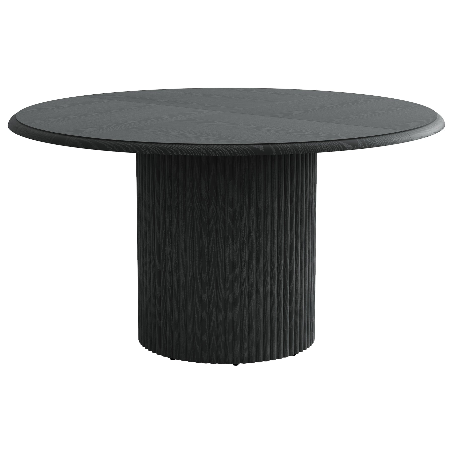 Ronde Eettafel, 120 cm Farmhouse Keukentafel met Metalen Basis voor 4 Personen