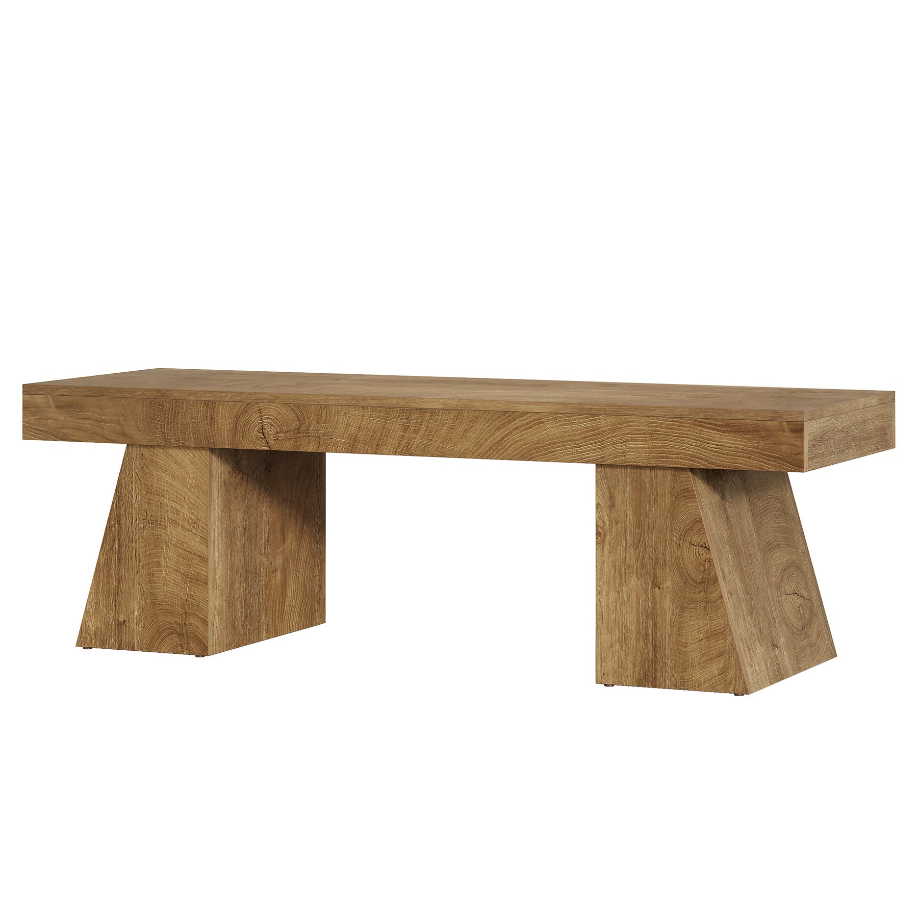 Tribesigns TV-lowboard 160 cm voor tv's tot 75 inch, tv-kast met geometrische sokkel