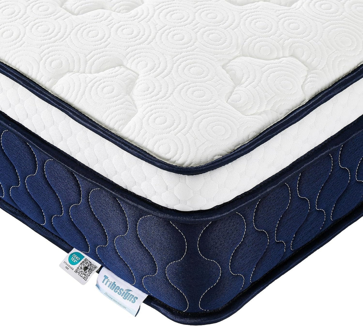 Tribesigns 9-zonige pocketveringmatras met memoryschuim en Lyocell-tijk