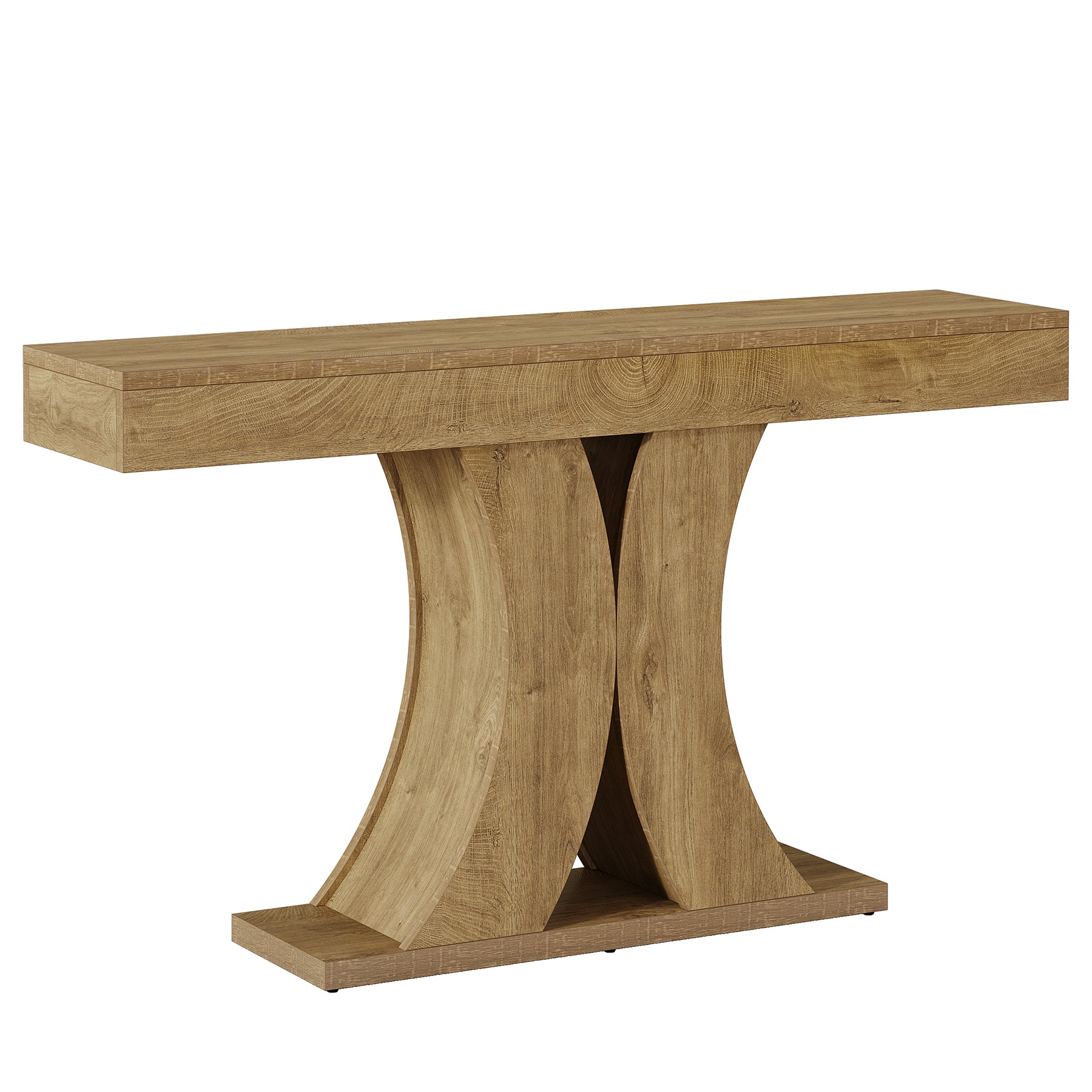 Tribesigns 150 cm Consoletafel, Smalle Houten Haltafel voor Woonkamer