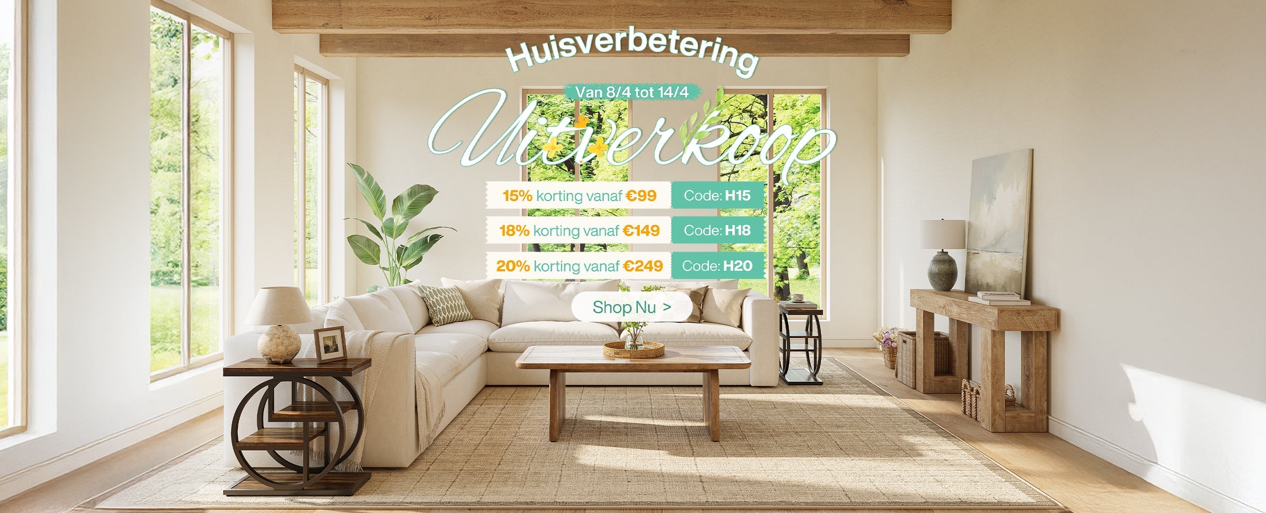 Tribesigns Woningverbeteringsaanbieding – 8 t/m 14 april – Tot 20% korting