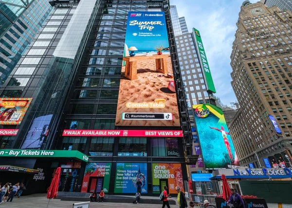 Tribesigns x TikTok debuteert op Times Square Billboard voor Super Wish Season 2026