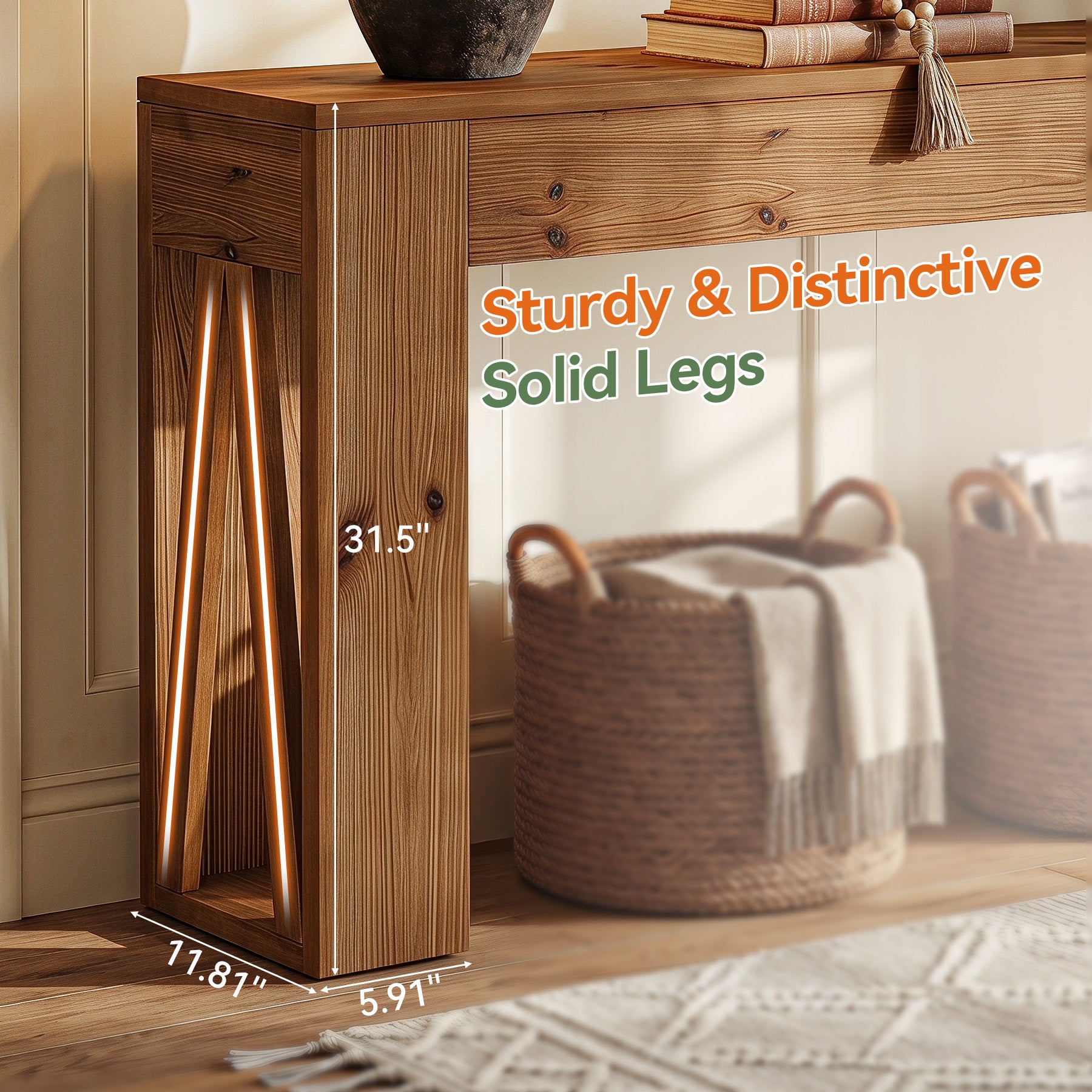 85 x 35 x 110 cm Tribesigns houten schoenenkast met louvredeuren, schoenenopberger voor hal en entree