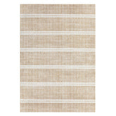 Tribesigns wasbaar laagpolig tapijt, 160 x 230 cm en 200 x 300 cm, ultradun gestreept tapijt in landelijke stijl 3