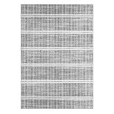 Tribesigns wasbaar laagpolig tapijt, 160 x 230 cm en 200 x 300 cm, ultradun gestreept tapijt in landelijke stijl 3