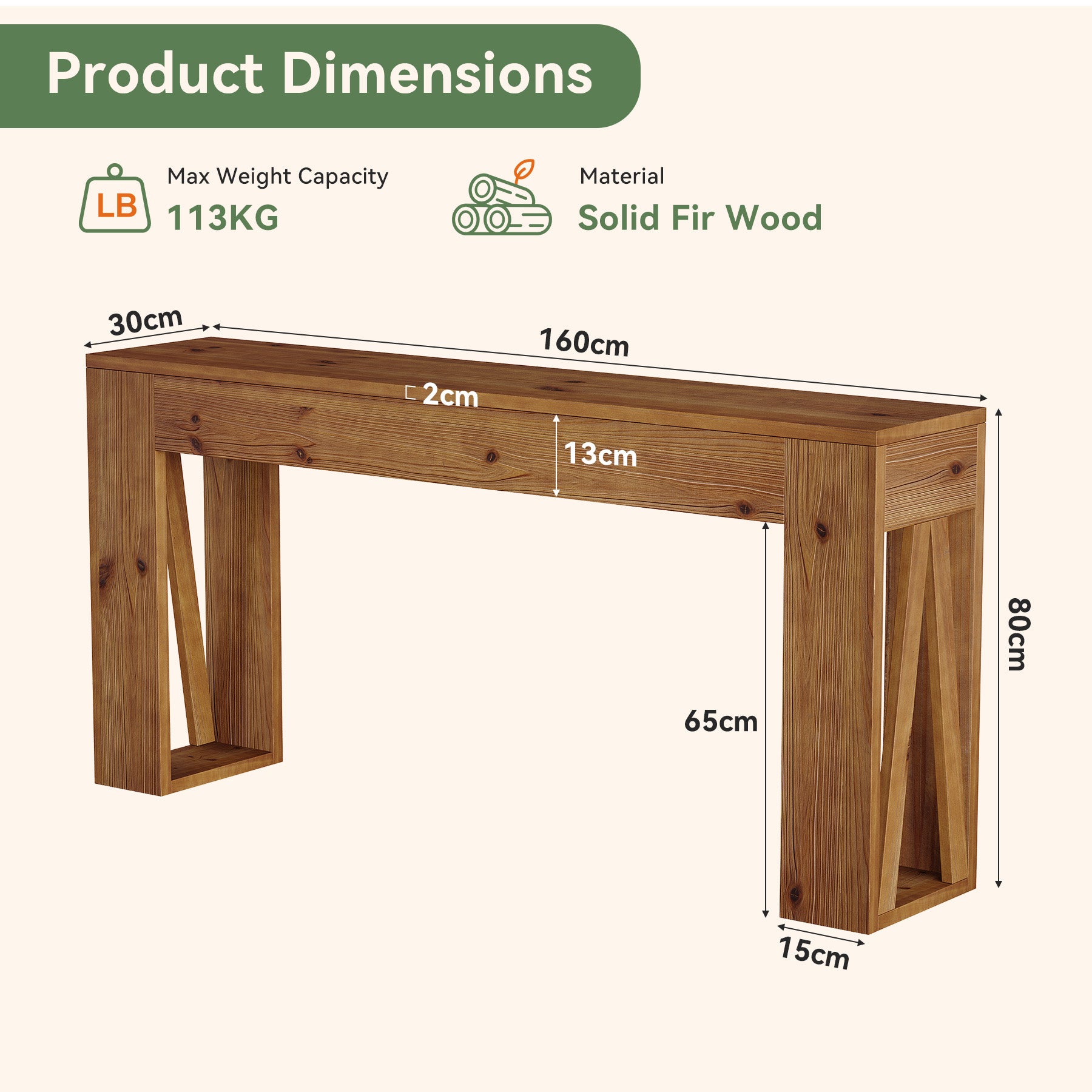85 x 35 x 110 cm Tribesigns houten schoenenkast met louvredeuren, schoenenopberger voor hal en entree