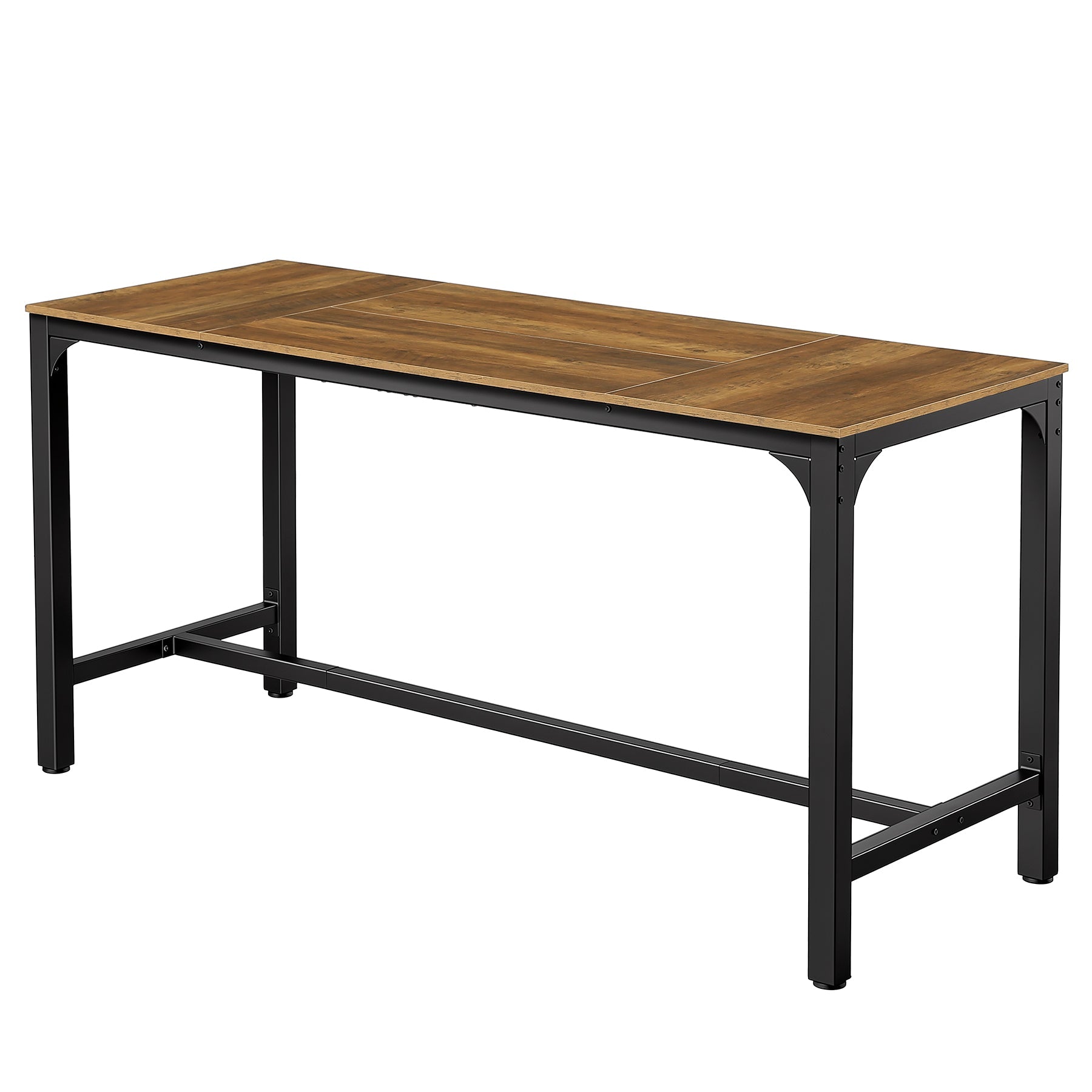 Tribesigns Bartafel 180 cm voor 6–8 Personen, Hoge Tafel met Metalen Frame en Voetensteun