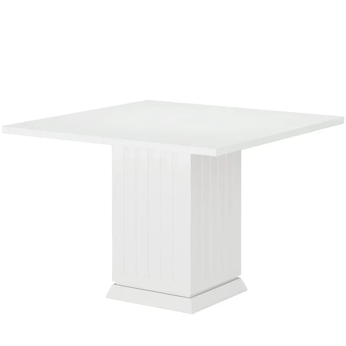 90 cm Vierkante Vergadertafel, Witte Kantoortafel voor Overleg