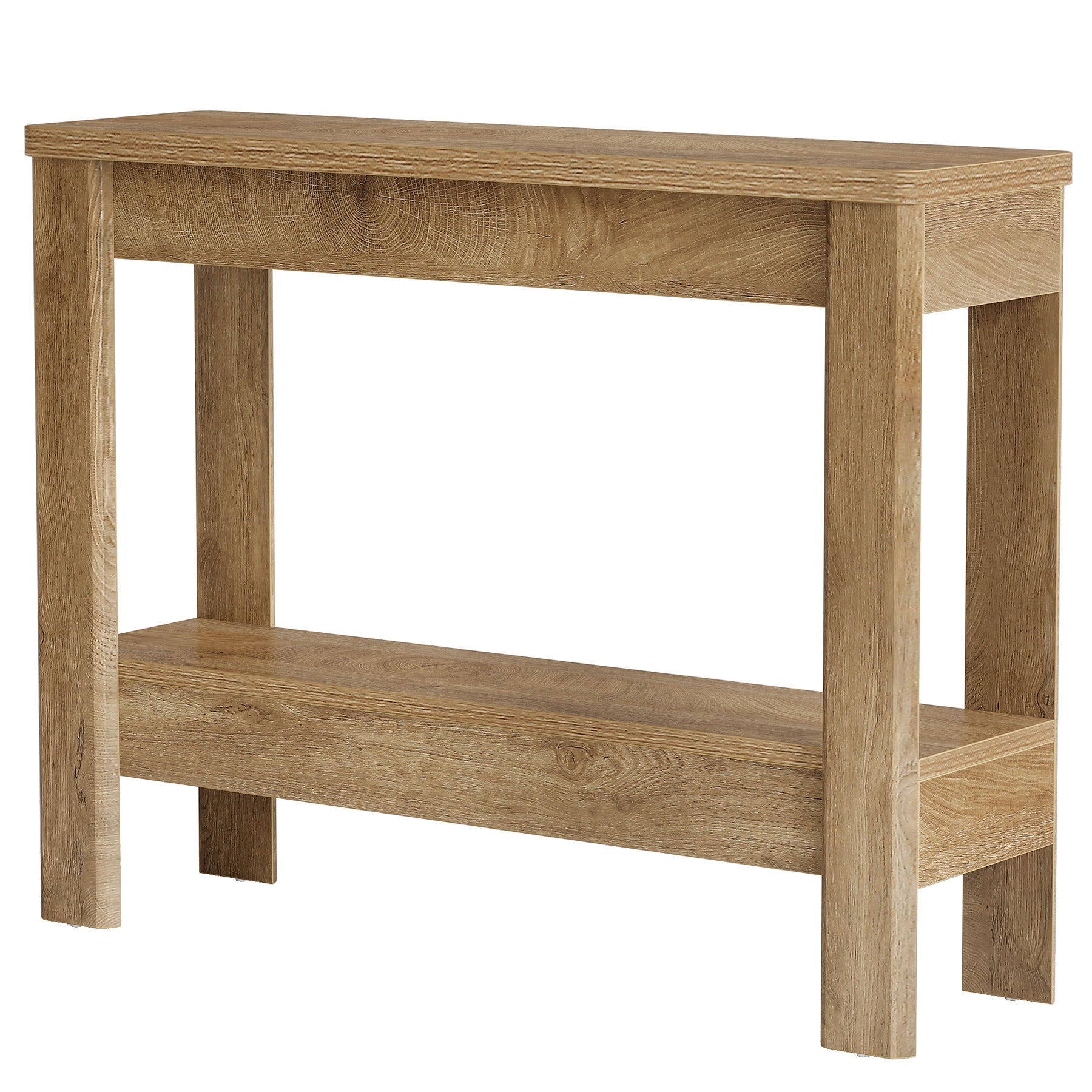 105 x 30 x 80 cm Tribesigns landelijke consoletafel met open opbergruimte, smalle sidetable voor hal en woonkamer