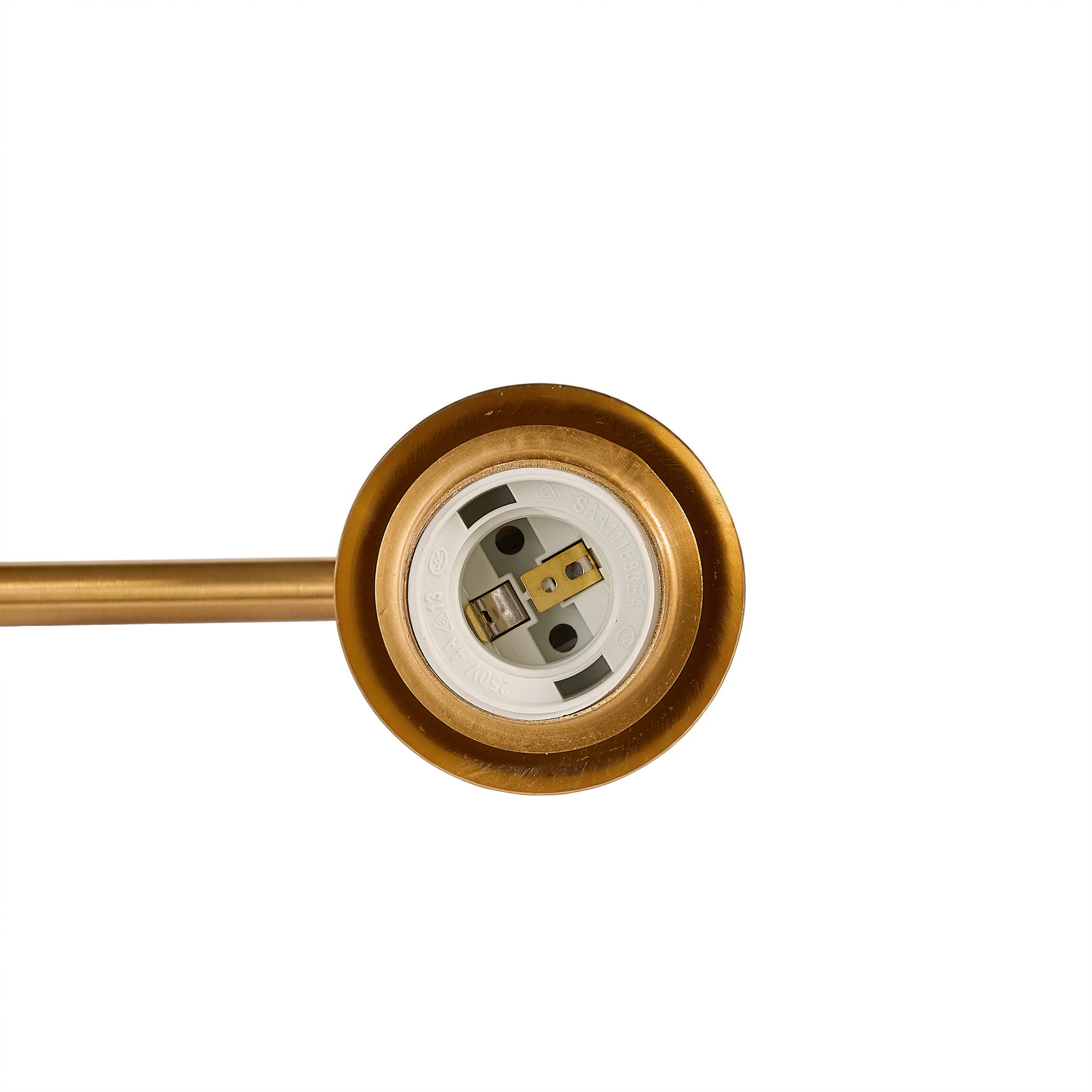 43 cm Moderne Wandlamp Goud, Tribesigns 3-flammige Crackle Glas Armatur met E27 voor Badkamer