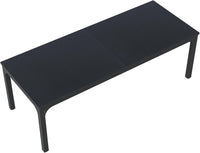 200x70 cm Tribesigns Eettafel, Industrieel Keukenblad met Metalen Poten voor 6-8 Personen