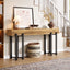63" Console Table, Wooden Sofa Table Hallway Foyer Table Tribesigns#Kleur_Lichtbruin