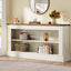 63" Console Table, Long Entryway Table Sofa Table With Storage Tribesigns
