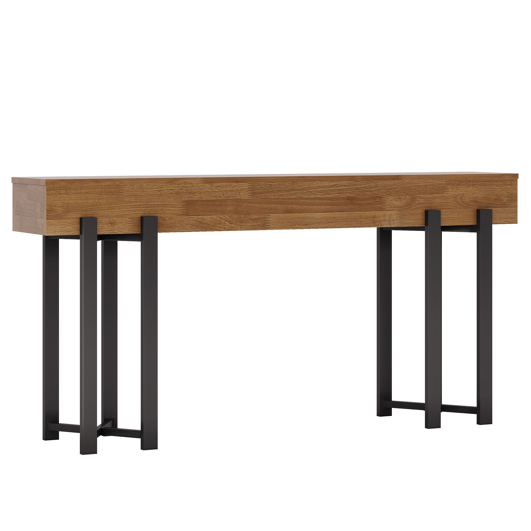 160 cm Consoletafel, Houten Banktafel voor Hal en Entree