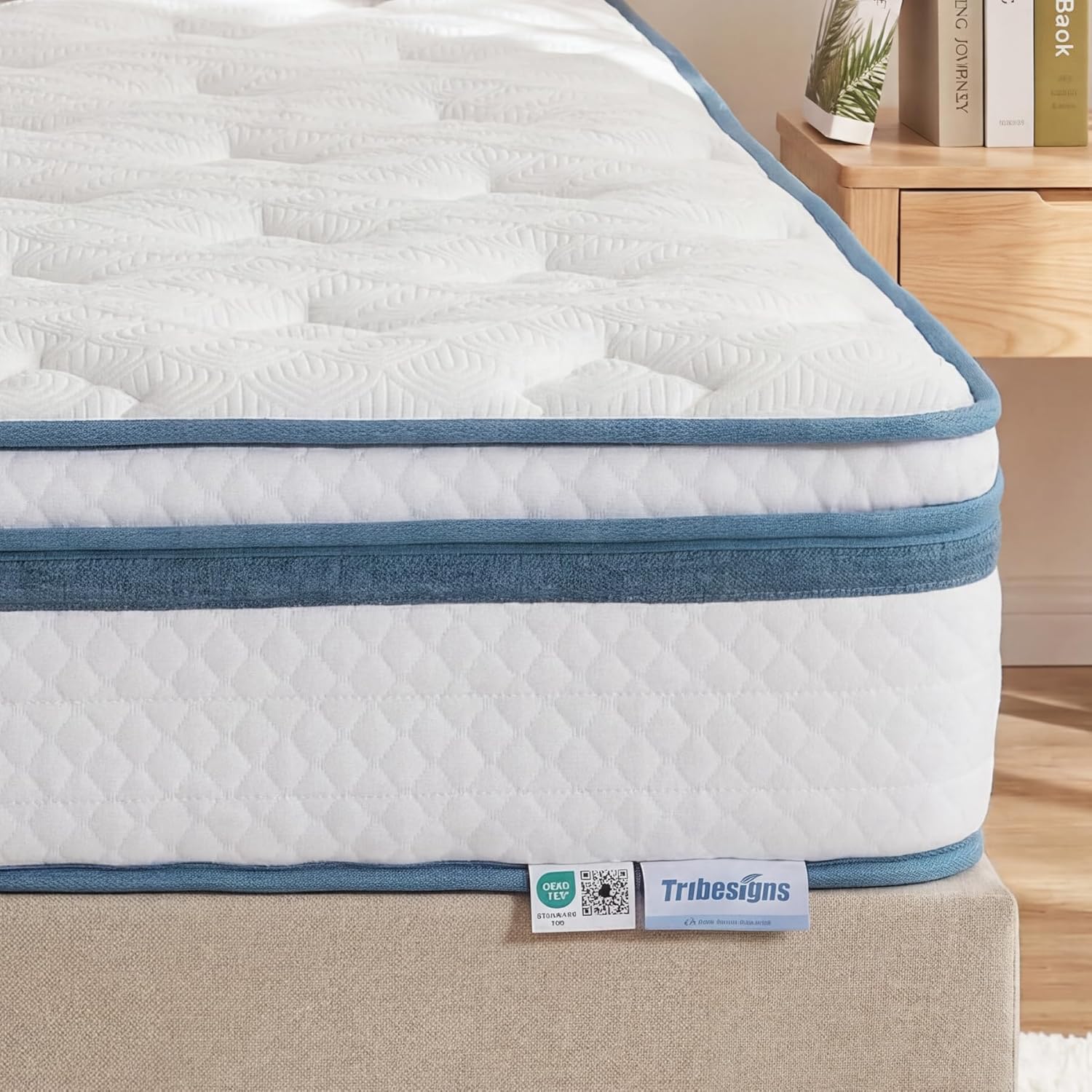 Pocketvering Matras H3 Medium Stevig, 7-Zones Orthopedisch Gel Memory Foam Matras met Koel Lyocell Oppervlak