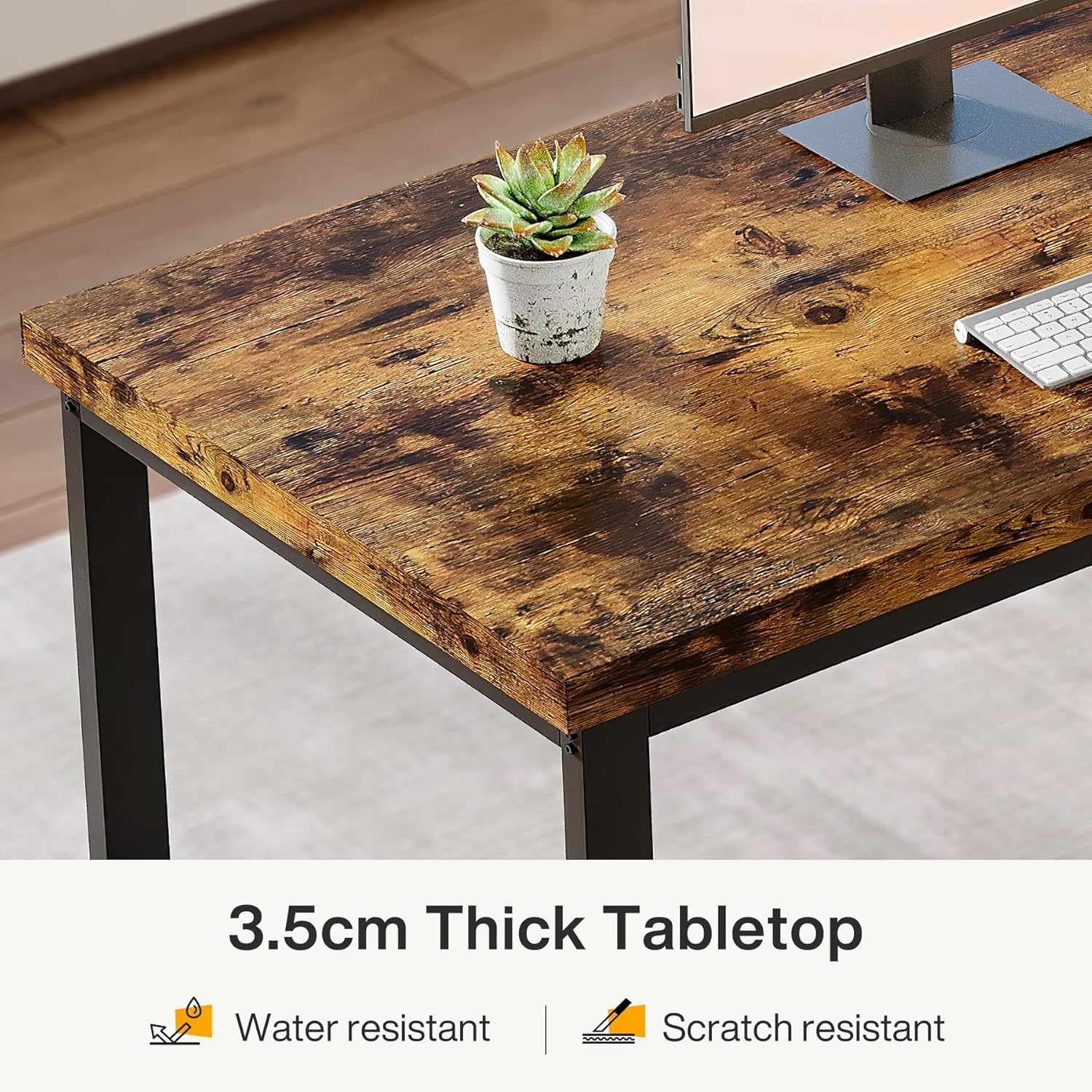200 cm Computerbureau, Extra Lang Tweepersoons Computerkantoren