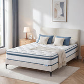 Pocketvering Matras H3 Medium Stevig, 7-Zones Orthopedisch Gel Memory Foam Matras met Koel Lyocell Oppervlak 3