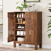 Tribesigns 101 cm Hoge Schoencabinet met 5 Planken, Boerse Opbergkast 3