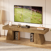 Tribesigns TV-lowboard 160 cm voor tv's tot 75 inch, tv-kast met geometrische sokkel 3
